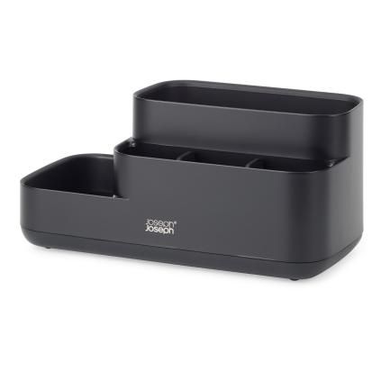 227637 organizer do koupelny easystore 70600 25 cm cerna plast joseph joseph