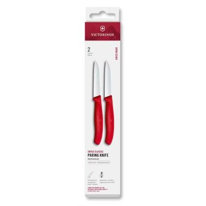 229455 sada nozu swiss classic 8 cm sada 2 ks cervena plast victorinox
