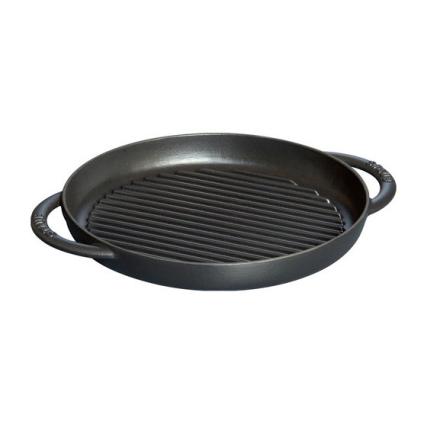 141086 litinova grilovaci panev kulata cerna o 26 cm staub