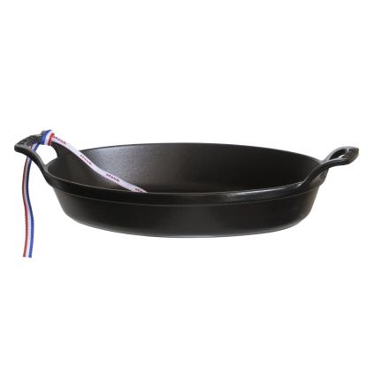 141248 ovalny litinovy pekac cerny 28 cm staub