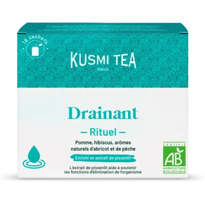 233042 bio ovocny caj draining ritual 18 sacku kusmi tea
