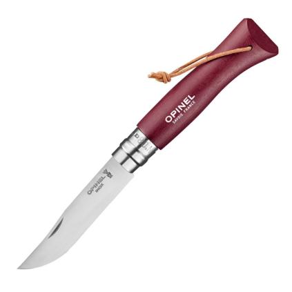 232111 kapesni nuz n 08 bushwacker 8 5 cm granatova habrove drevo opinel