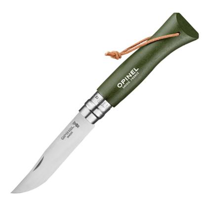 232123 kapesni nuz n 08 bushwacker 8 5 cm khaki habrove drevo opinel