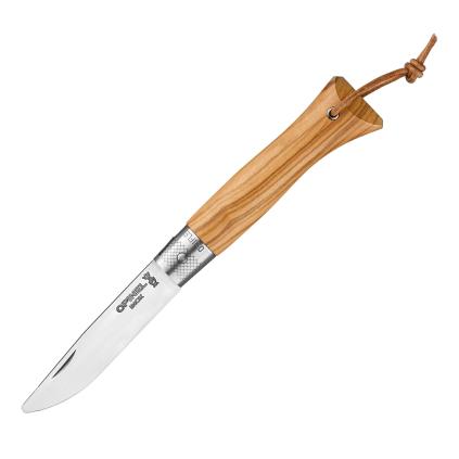 232579 kapesni nuz neo6 opiflex 7 cm hneda olivove drevo opinel