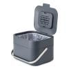 Kanta za otpatke hrane STACK, 4 l, grafitno siva, Joseph Joseph
