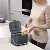 Kanta za otpatke hrane STACK, 4 l, grafitno siva, Joseph Joseph