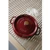 Casserole lonac, 24 cm, trešnja, lijevano željezo, Staub