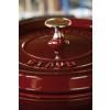 Casserole lonac, 24 cm, trešnja, lijevano željezo, Staub