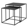 Klubski stol FERA, set od 2 kom, crna, Blomus