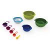 Kuhinjska zdjela MULTI-COLOUR NEST™ 9 PLUS , set od 9 kom, slagive, s mjericom, u boji, Joseph Jose