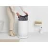 Korpa za rublje, 60 l, s plastičnim poklopcem, bijela, Brabantia