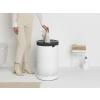 Korpa za rublje, 60 l, s plastičnim poklopcem, bijela, Brabantia