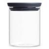 Kuhinjska posuda za pohranu, 600 ml, složiva, staklo, Brabantia