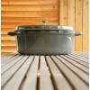 Casserole lonac, 26 cm, crna, lijevano željezo, Staub