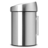 Kanta za otpatke na dodir TOUCH BIN, 3 l, otporna na otiske prstiju, mat čelik, Brabantia