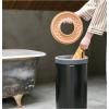 Korpa za rublje, 35 l, s poklopcem od pluta, crna, Brabantia