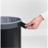 Korpa za rublje, 35 l, s poklopcem od pluta, crna, Brabantia