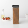 Posuda za čuvanje hrane TASTY PLUS, 2,5 l, tamno siva, plastika, Brabantia