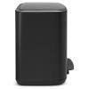 Kanta s pedalom BO 11 + 23 l, mat crna, Brabantia