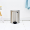 Kanta s pedalom NEWICON, 5 l, mat čelik, Brabantia