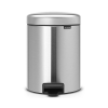 Kanta s pedalom NEWICON, 5 l, mat čelik, Brabantia