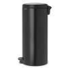 Kanta s pedalom NEWICON, 30 l, mat crna, Brabantia