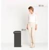 Kanta s pedalom NEWICON, 30 l, mat crna, Brabantia