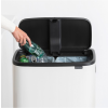 Kanta za otpatke na dodir BO HI, 2 x 30 l, bijela, Brabantia