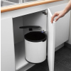 Ugradbena kanta za smeće, 15 l, bijela, Brabantia