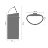 Kanta za otpatke na dodir TOUCH BIN NEW 40 l, platinasta / srebrna, Brabantia