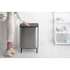Kanta za otpatke na dodir BO, 2 x 30 l, mat čelik, Brabantia