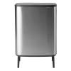 Kanta za otpatke na dodir BO, 2 x 30 l, mat čelik, Brabantia