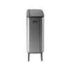 Kanta za otpatke na dodir BO, 2 x 30 l, mat čelik, Brabantia