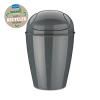 Kanta za smeće s pokretnim poklopcem DEL S, 5 l, prirodno siva, Koziol
