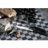 Set noževa za odreske LUXURY, 6 kom, crna, ručka od ebanovine, Laguiole