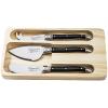 Set noževa za sir PREMIUM, 3 kom, crna, Laguiole