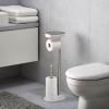 stalak za role papira EASYSTORE 68 cm, srebrna / bijela, nehrđajući čelik, Joseph Joseph
