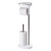 stalak za role papira EASYSTORE 68 cm, srebrna / bijela, nehrđajući čelik, Joseph Joseph