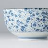 Zdjela za posluživanje BLUE DAISY 16 cm, 800 ml, plava, keramika, MIJ