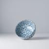 Zdjela za posluživanje BLUE DAISY 16 cm, 800 ml, plava, keramika, MIJ