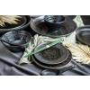 Desertni tanjur BLACK PEARL, 22 cm, visoki rub, MIJ