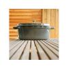 Casserole lonac, 4,25 l, crna, lijevano željezo, Staub