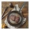 Tava za odreske MINERAL B, 26 cm, s mlincem za papar i kuhinjskim hvataljkama, de Buyer