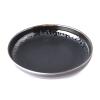 Desertni tanjur MATT BLACK, 22 cm, visoki rub, MIJ