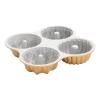 Pekač za kolače QUARTET BUNDT, zlatna, Nordic Ware