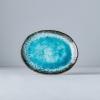 Oval za posluživanje SKY BLUE, 18 x 15 cm, MIJ