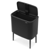 Kanta za otpatke na dodir BO, 36 l, mat crna, Brabantia