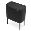 Kanta za otpatke na dodir BO, 36 l, mat crna, Brabantia