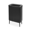Korpa za rublje BO, 2 x 45 l, crna, Brabantia