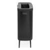 Korpa za rublje BO, 2 x 45 l, crna, Brabantia